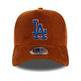 New Era MLB LA Dodgers Cord 9FORTY E-Frame Adjustable Trucker Cap "Brown"