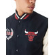 New Era NBA Chicago Bulls INJ Lifestyle Varsity Jacket "Black "