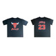 New Era NBA Chicago Bulls Logo Script Mesh Oversize Tee "Black"