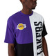 New Era NBA L.A Lakers Cut And Sew Oversized Tee