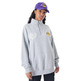 New Era NBA LA Lakers Lifestyle Quarter Zip Sweater "Grey"