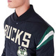 New Era NBA Milwaukee Bucks Panel Bomber Jacket