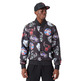 New Era NBA Team Logos All Over Print Bomber Jacket  "Black"