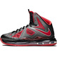 Lebron X "BlacRed Diamond" (006/preto/vermelho)