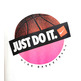 Nike Camiseta Dri Fit Basket Just Do It "White"