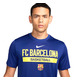 Nike Camiseta FCB M NK DF Prtc Rtl SS "Royal Blue"