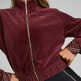 Puma Deco Glam Velour Full Zip (Aubergine)