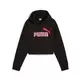 Puma Girls ESS Logo Cropped Hoodie G "Black"