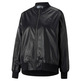 Puma T7 Oversized Faux Leather Bomber (black)