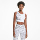 Puma Wn´s Train Untamed Crop Tank "Snake White-Silver"