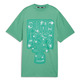 Puma Womans Basketball Art-Hitect Sparkle Trophy Tee 1 "Jade Frost"