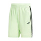 Adidas Train Pique 3-Stripes Short "Volt"