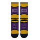 Stance Casual NBA LA Lakers Mini Ball Hardwood Classic Poly Crew Socks