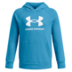 UA Boys' Rival Fleece Big Logo Hoodie "Blue"