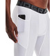 UA Men's HeatGear® Armour Pocket Long Short "White"