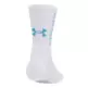 UA Unisex 3-Maker 3-Pack Mid-Crew Socks "White-Ether Blue"