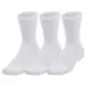 UA Unisex 3-Maker 3-Pack Mid-Crew Socks "White-Mod Gray"