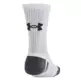 UA Unisex Performance Cotton 3-Pack Mid-Crew Socks "White-Pitch Gray"