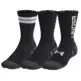 UA UnisexPerformance Tech 3-Pack Crew Socks "Black"