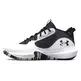 Under Armour Basketball Unisex Lockdown 6 "White-Jet Gray"