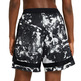 WMNS Nike Crossover Basketball Printed Shorts "Black/White"