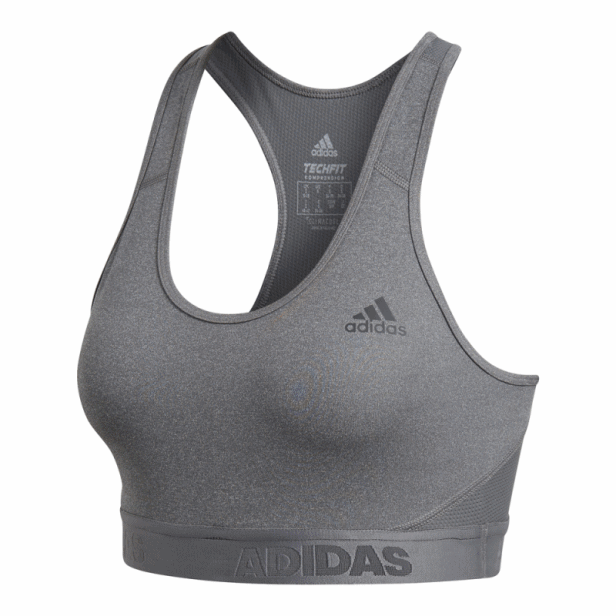 Adidas Don't Rest Alphaskin Sport Bra Heathered (Grey)