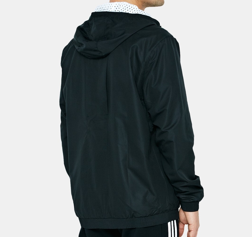 Adidas Essentials 3 Stripe WindBreaker J Mens (preto/branco)