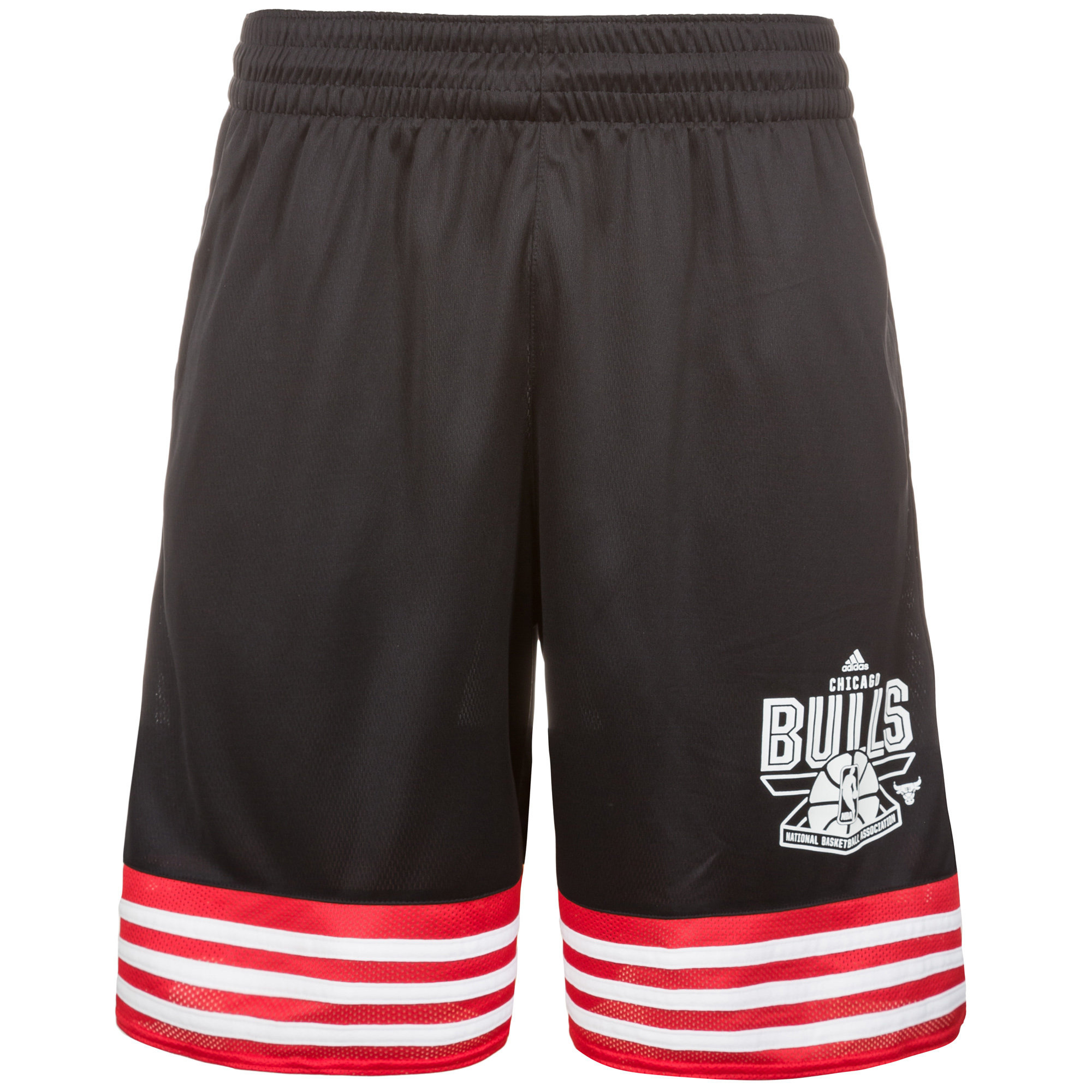 Adidas Short NBA Chicago Bulls Price Point Negro Rojo Blanco