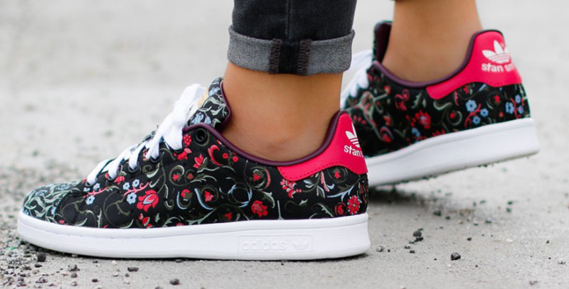 stan smith flowers