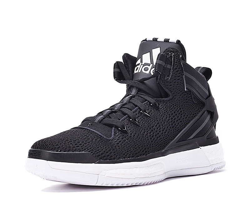 adidas d rose 6 black and white
