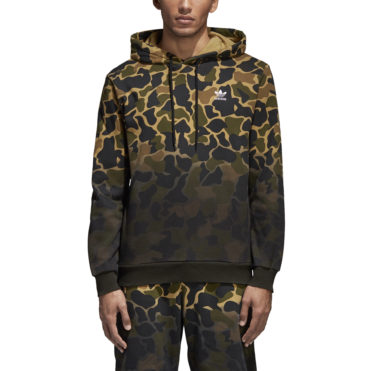 adidas green camo hoodie