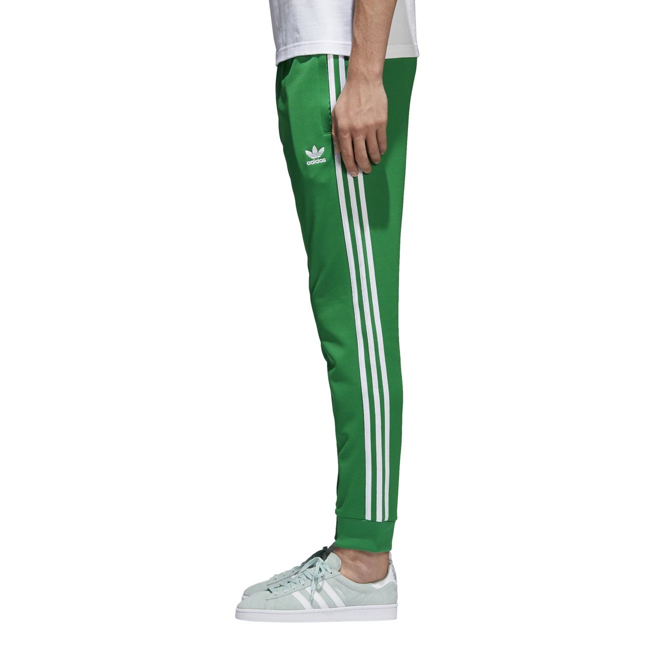 Зеленые штаны адидас