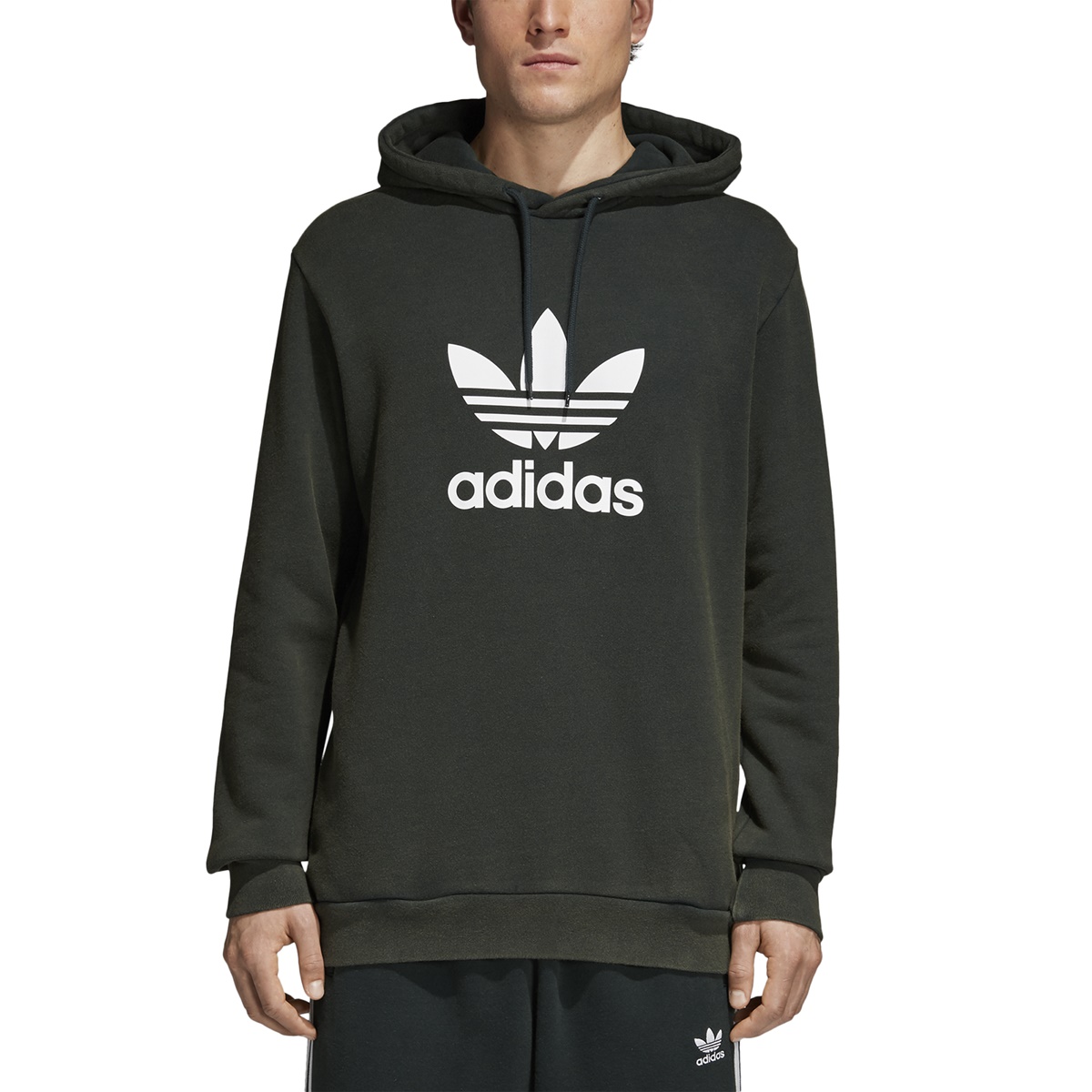 adidas green zip hoodie