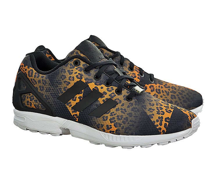 adidas zx flux leopard rose