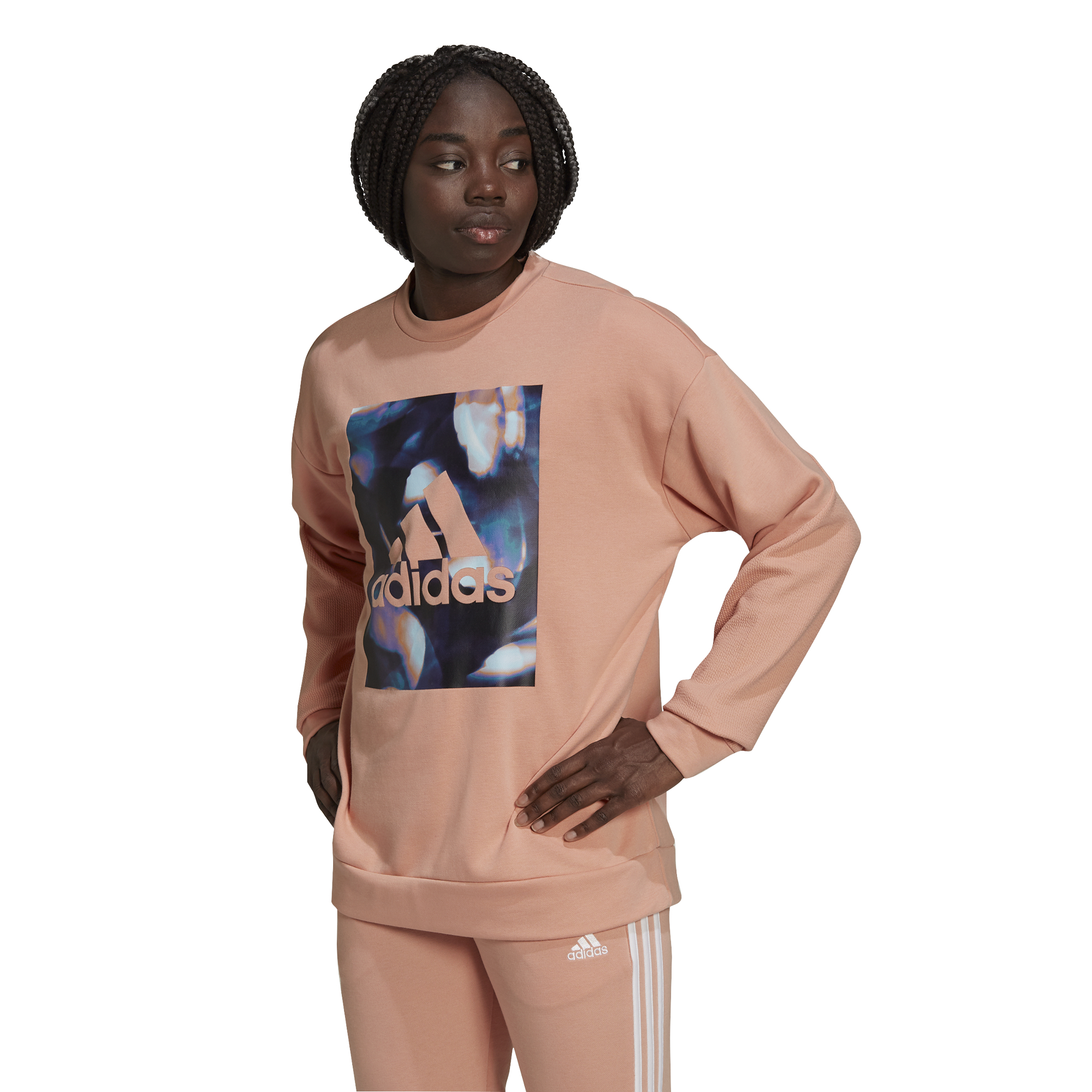 Adidas deals blush sweatshirt