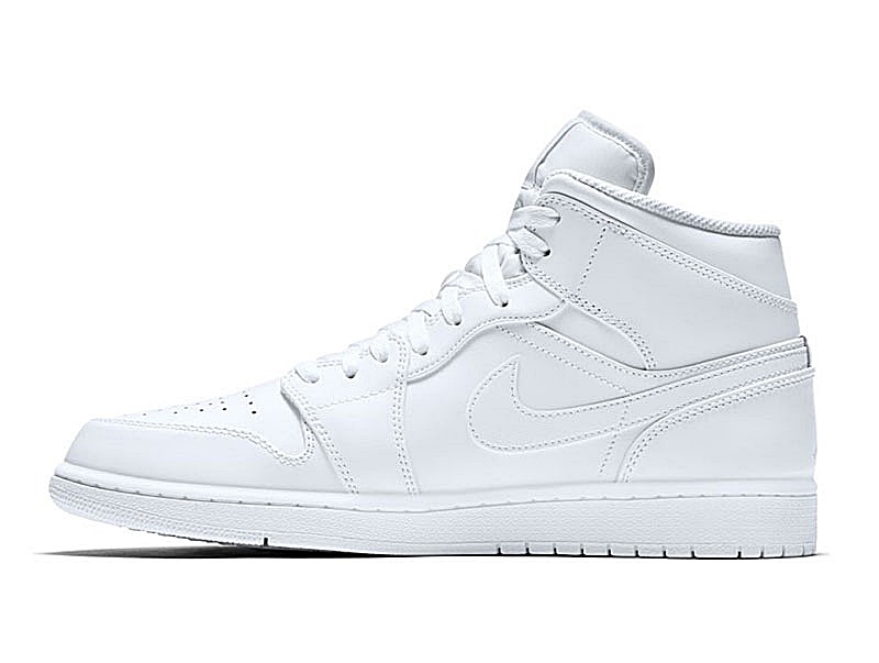 nike jordan 1 mid white