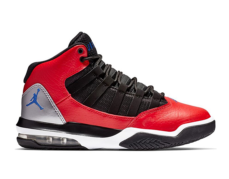 jordan max aura red and black