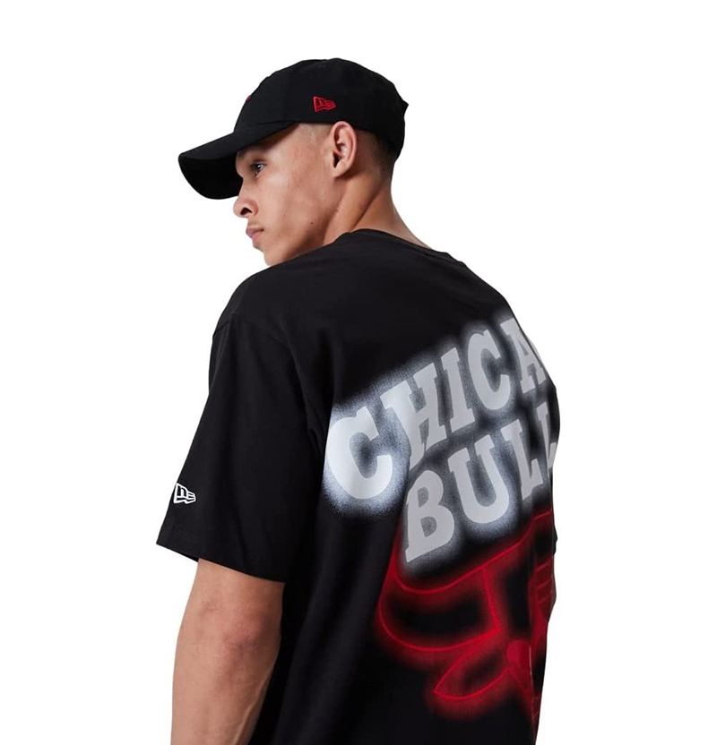 NEW ERA NBA Neon fade Chicago Bulls Tee