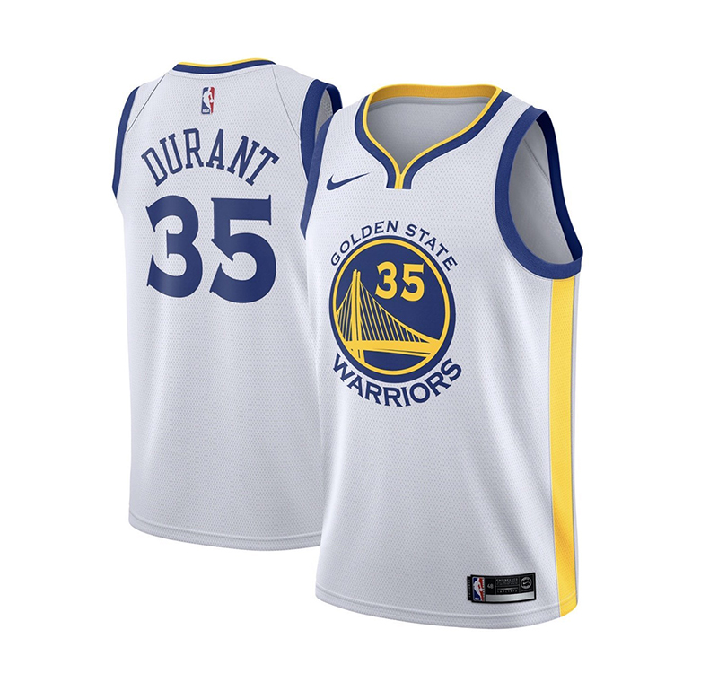 Nike NBA Swingman Golden State Warriors Durant #35 White