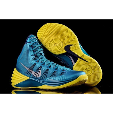 Nike Hyperdunk 2013 "Tropical Teal" (verde/amarelo)