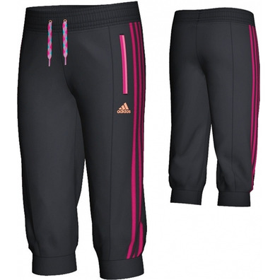 Adidas Pantalón 3/4 Y Girls Reinvented (negro/rosaintenso)