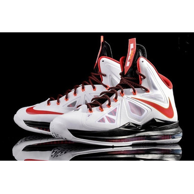 Lebron X "Home" (100/white/red/black)