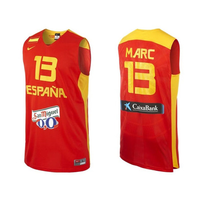 Camiseta de Juego de España "Marc Gasol" (600/rojo/amarillo)