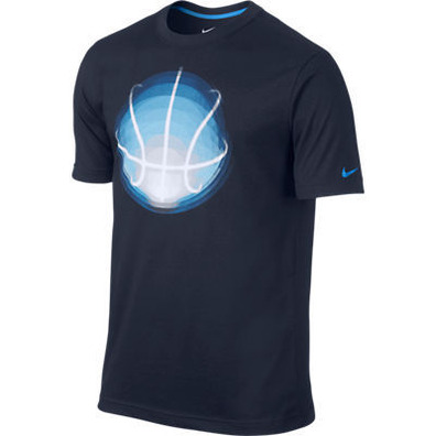 Camiseta Glow Ball Optic (451/obsidian/photoblue)