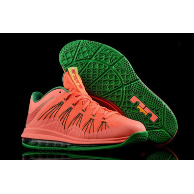 Nike Air Max Lebron X Low "Watermelon" (801/brightmango/verde)