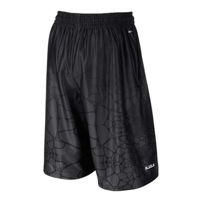 Lebron Short Tamed Allover Print (010/negro/gris)