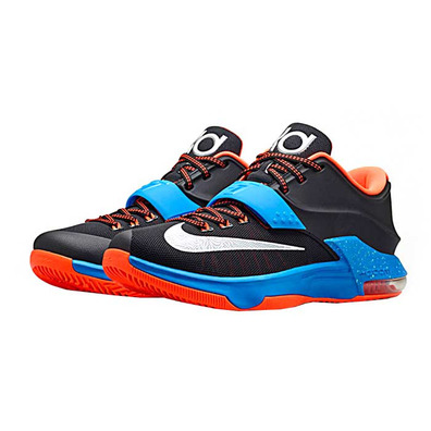 KD VII "OKC Away" (004/negro/azul/naranja/blanco)