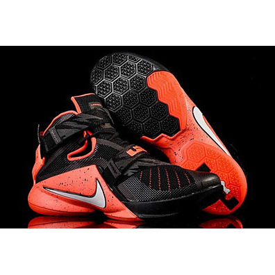 Nike Zoom Lebron Soldier 9 Premium "Bright Crimson" (negro/blanco-bright crimson)