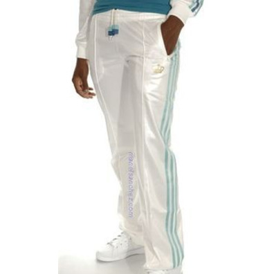 Adidas Pantalon Missy Elliot BL Logo TP Mujer (blanco/esmeralda)