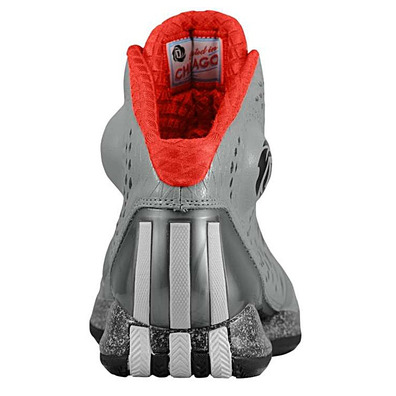 Adidas Derrick Rose 3.5  "GreyRed" (grey/white/red)